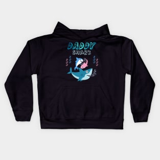 Daddy Shark Kids Hoodie